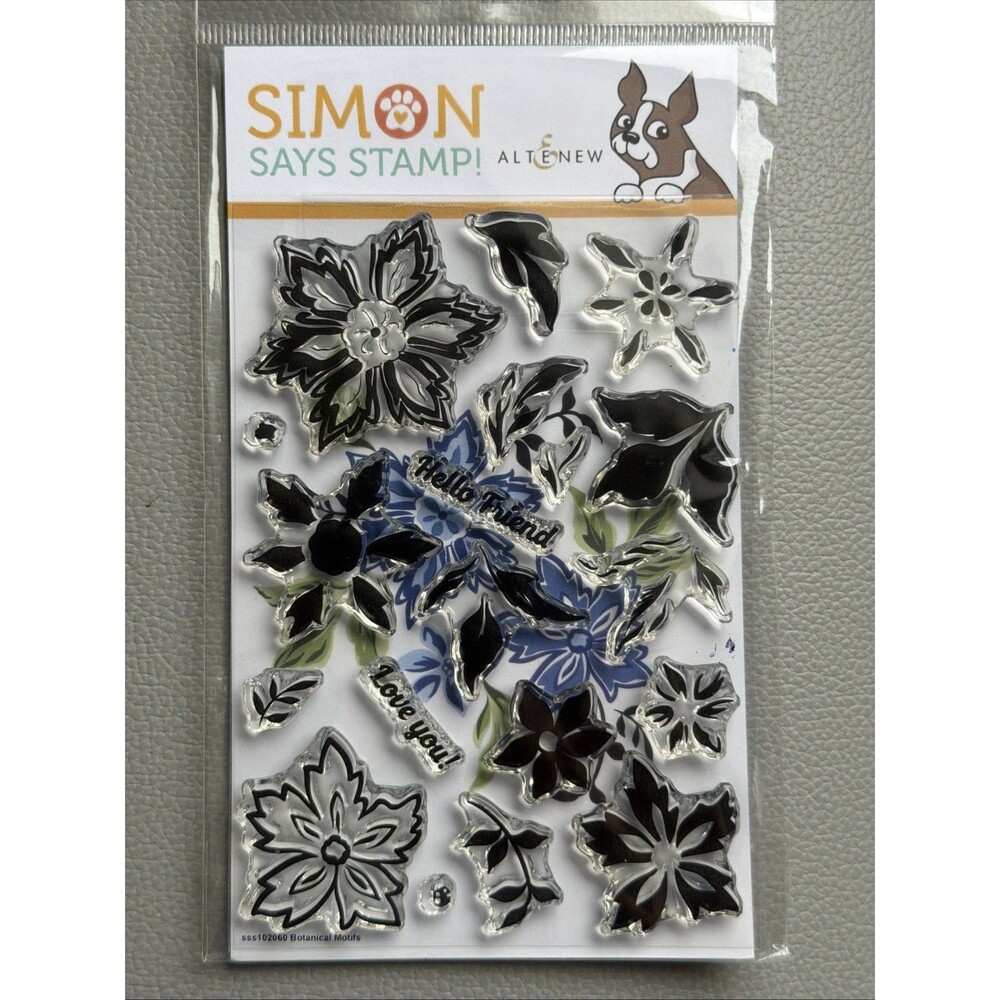 Altenew "Botanical Motifs" Photopolymer Stamp Set Simon Says stamp StampTEMBER